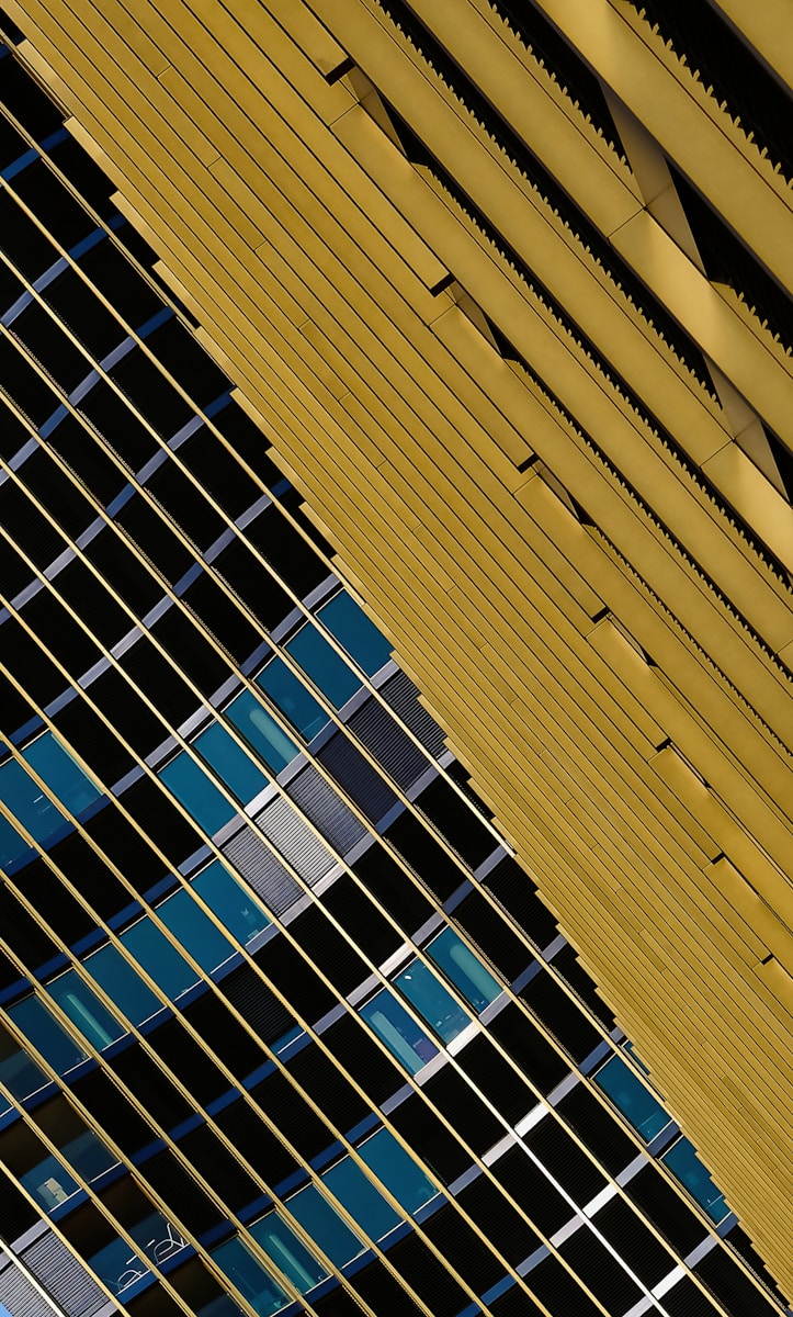 low angle photography of concrete building